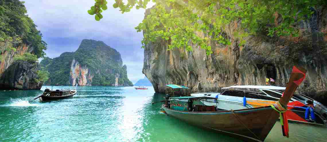 Beautiful ocean and islands, Krabi, thailand