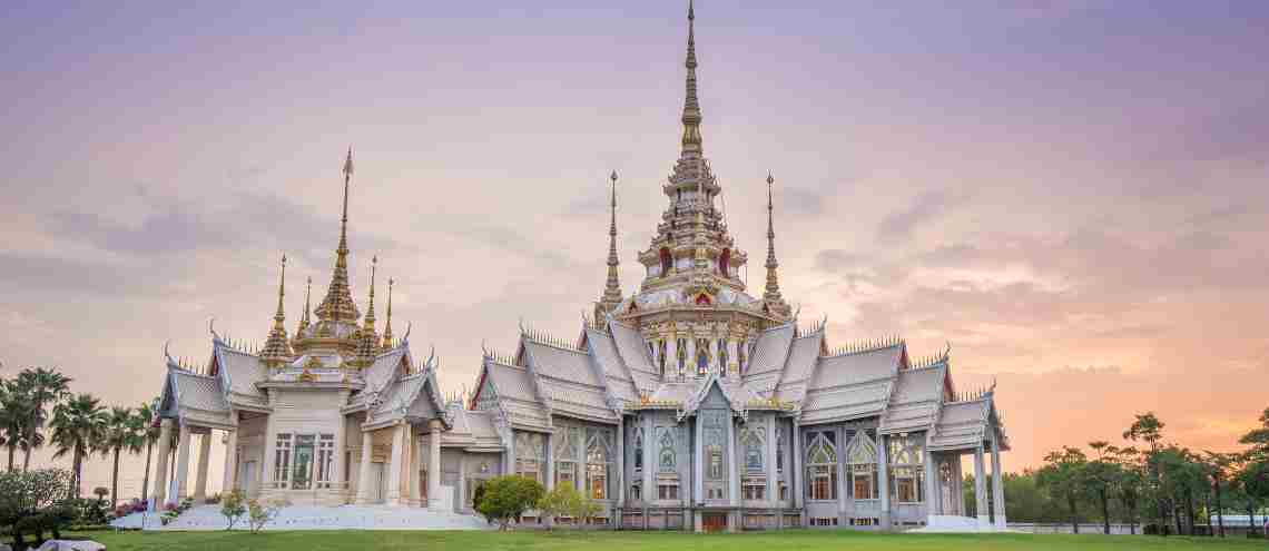 A temple in Nakhon Ratchasima (Korat), Thailand