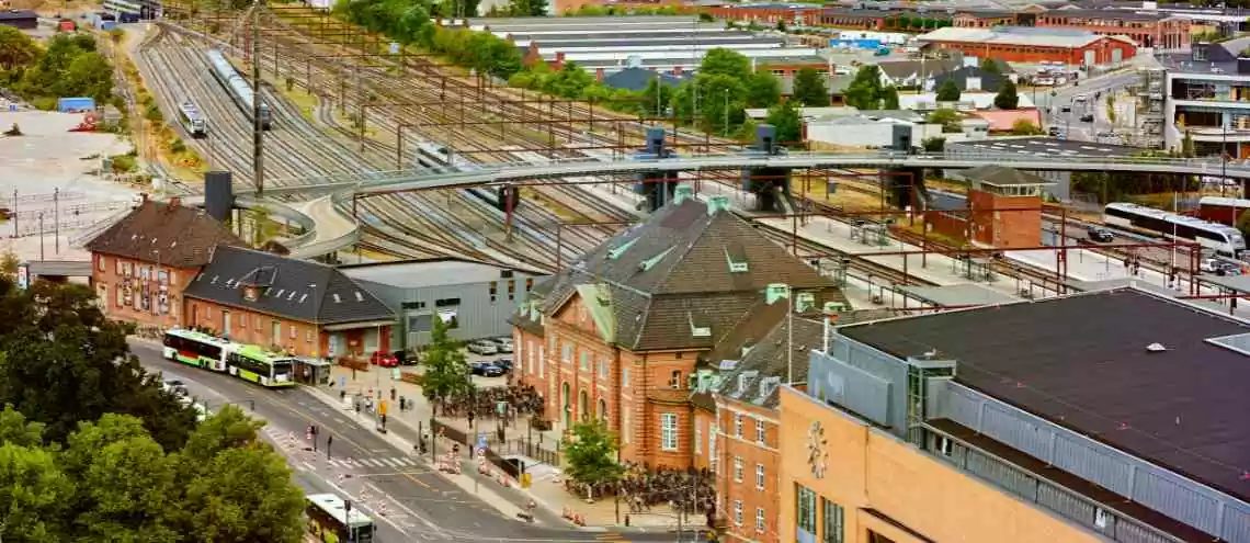 Odense Railway Station Center, Denmark