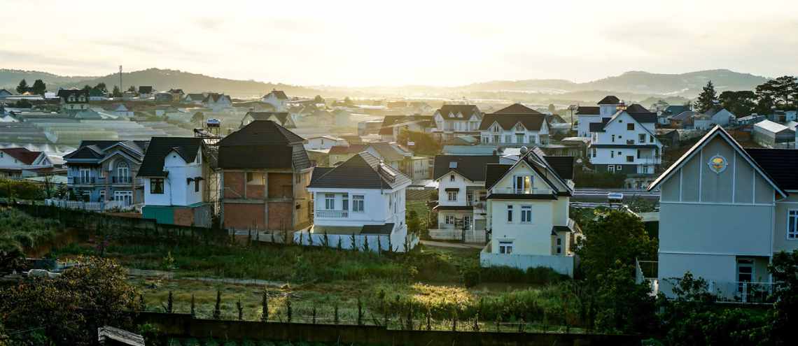 The view of Dalat, Vietnam