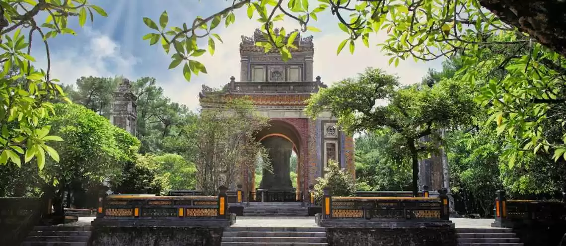 Historical destination in Hue, Vietnam