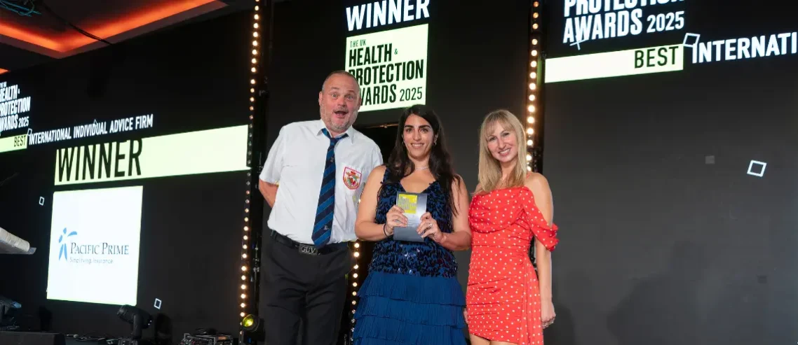 Pacific Prime UK’s representatives at the Health and Protection Awards 2025