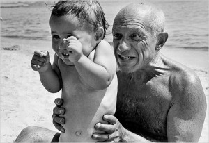 Picasso and son