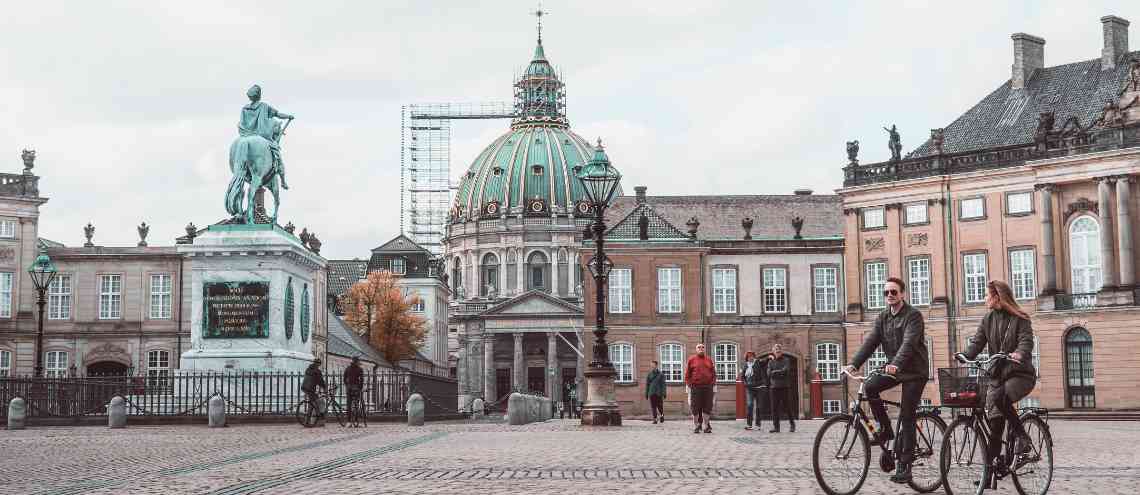Amalienborg Square, Copenhagen, Denmark