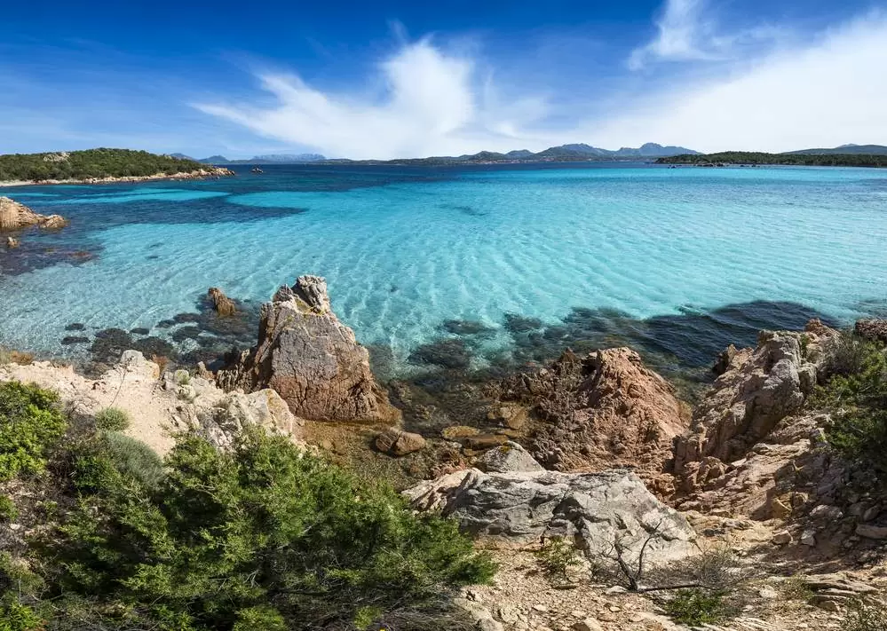Petra Ruja Beach in Costa Smeralda Olbia Italy