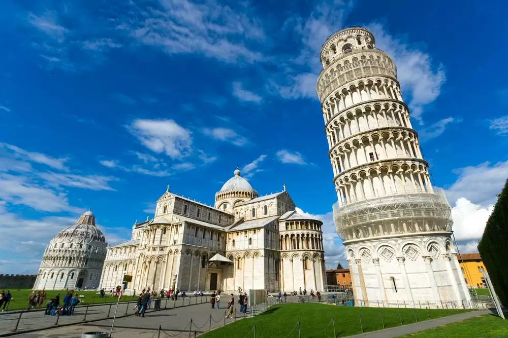 The Leaning Tower of Pisa in Italy