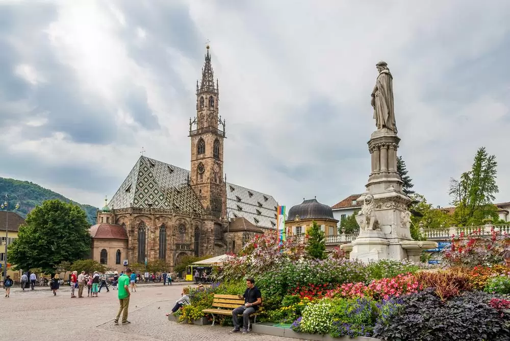 The Cathedral at Walther Place in Bolzano Italy