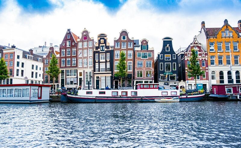 Amsterdam Waterside Building Under Clear Sky