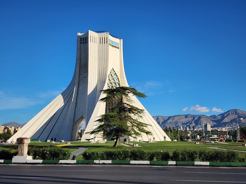 Azadi Tower In Tehran, Symbolizing Iran's Capital
