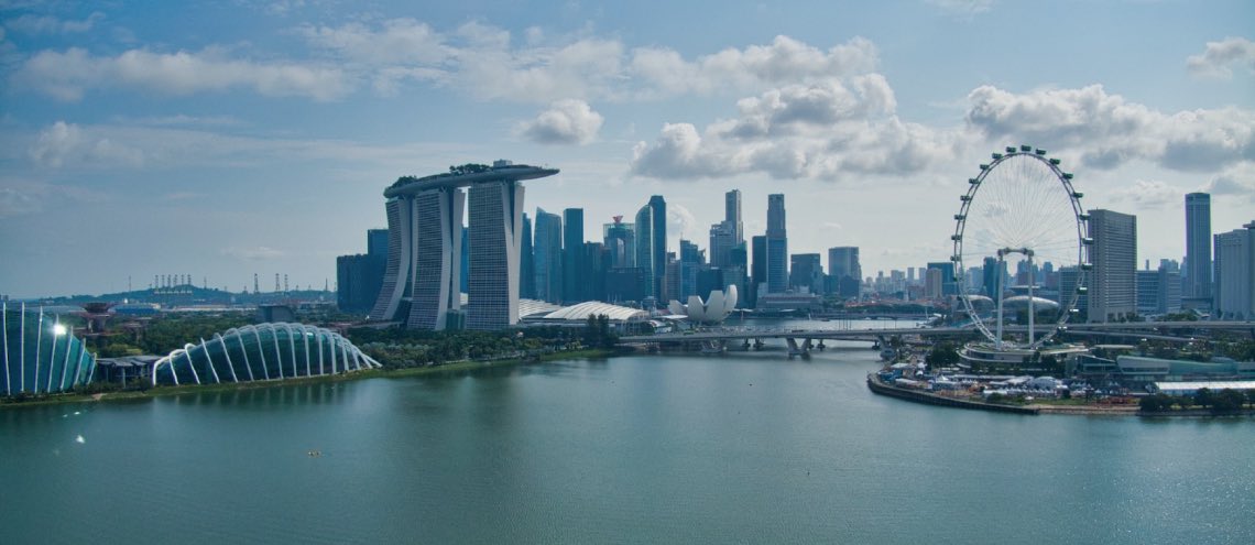 Marina Bay Sands skyline in Singapore