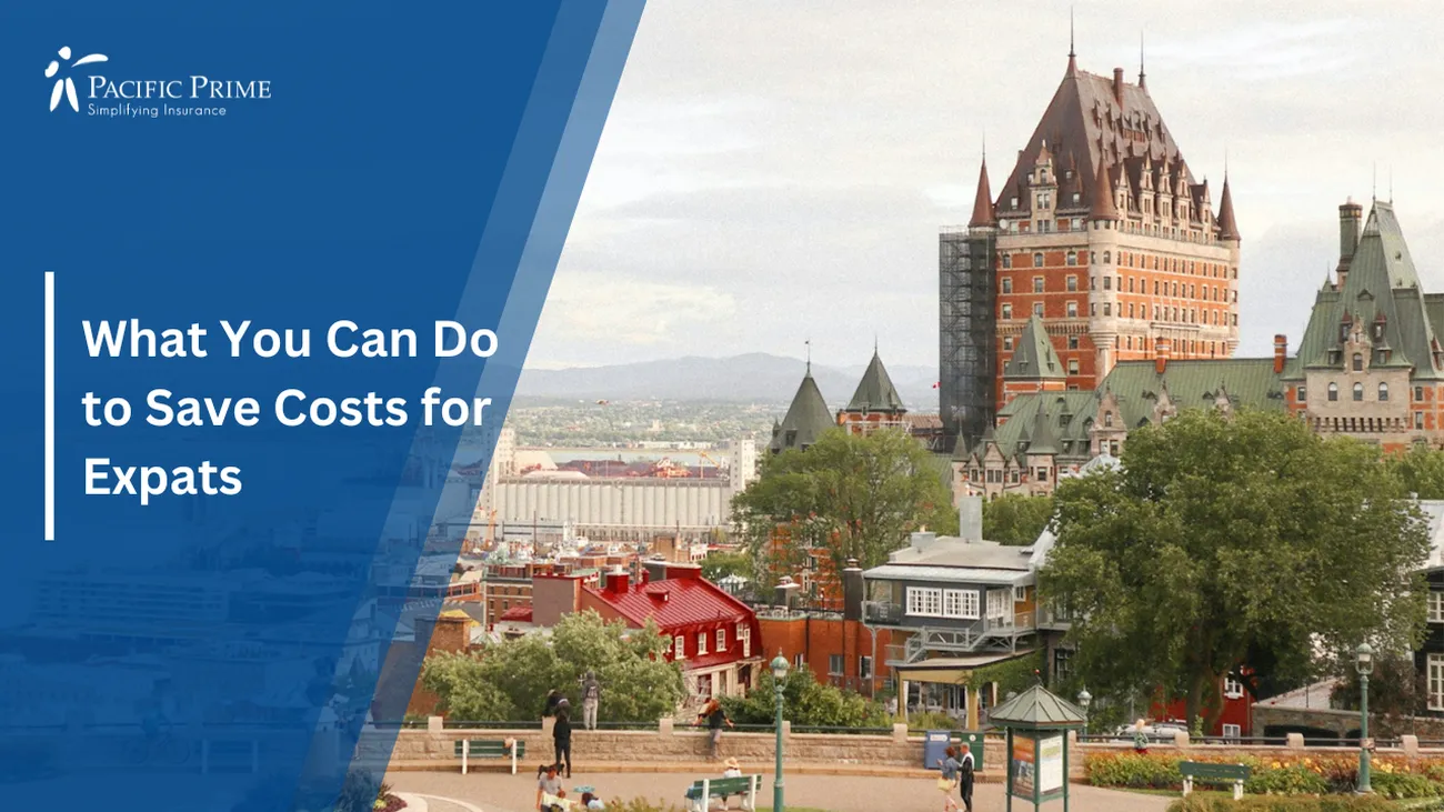 Image of Brown And White Concrete Building Surrounded By Trees In Quebec City, Canada with text overlay of "What You Can Do to Save Costs"