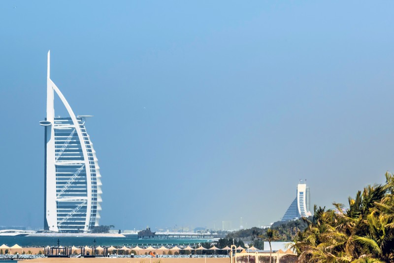 Burj Al Arab on Jumeirah Street, Dubai, UAE
