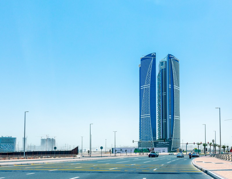 Business Bay Skyline in Dubai, United Arab Emirates