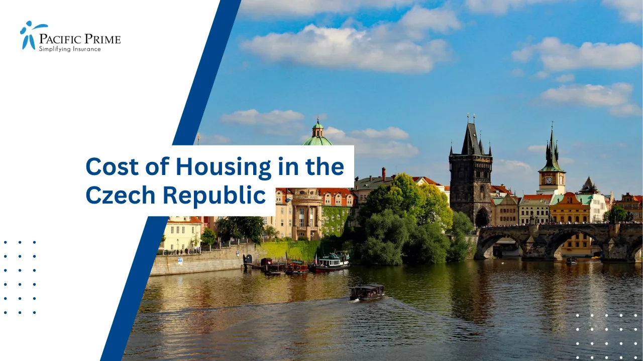 Image of Charles Bridge Spanning The Vltava River With Historic Prague In The Background with text overlay of "Cost of Living in the Czech Republic"