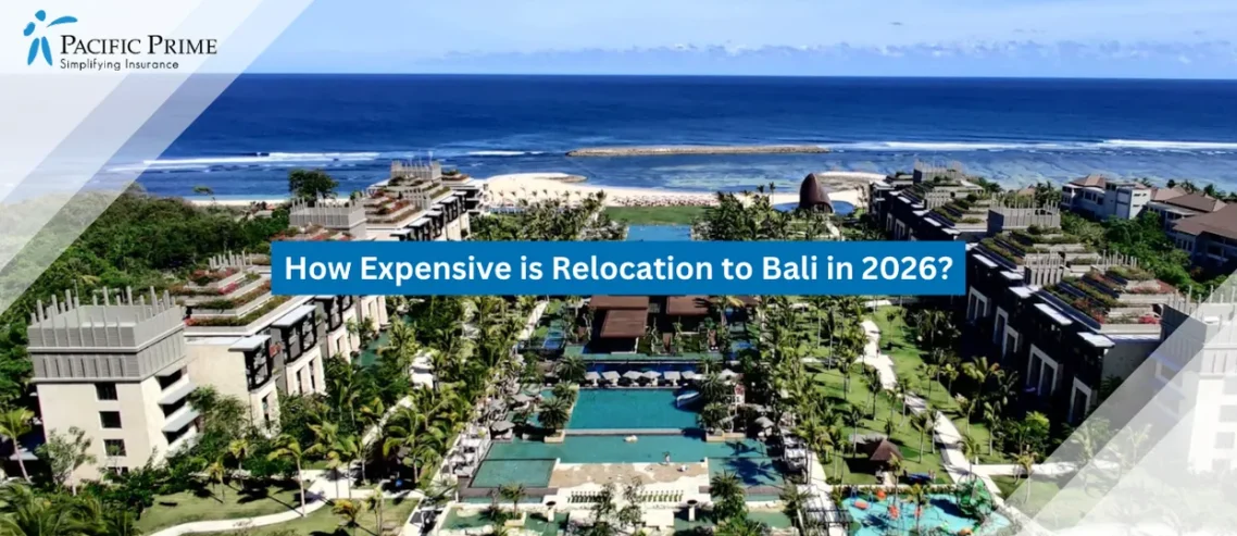 Image of Clifftop Bali Resort With Infinity Pools Overlooking The Indian Ocean In Nusa Dua with text overlay of "How Expensive is Relocation to Bali in 2026?"