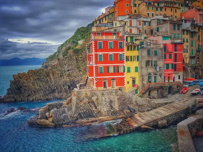 Colorful Building By Water, Cinque Terre