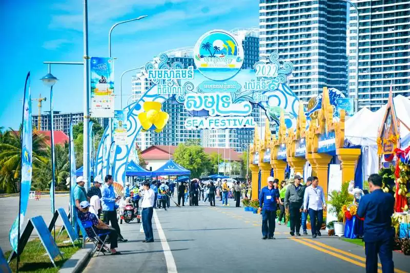 Colorful Cambodia Sea Festival In Sihanoukville