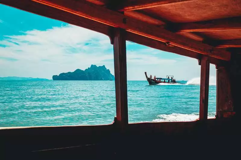 Daytime Boat On Thai Sea