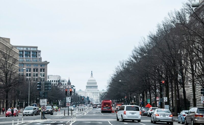 Daytime Traffic, Washington DC, USA.