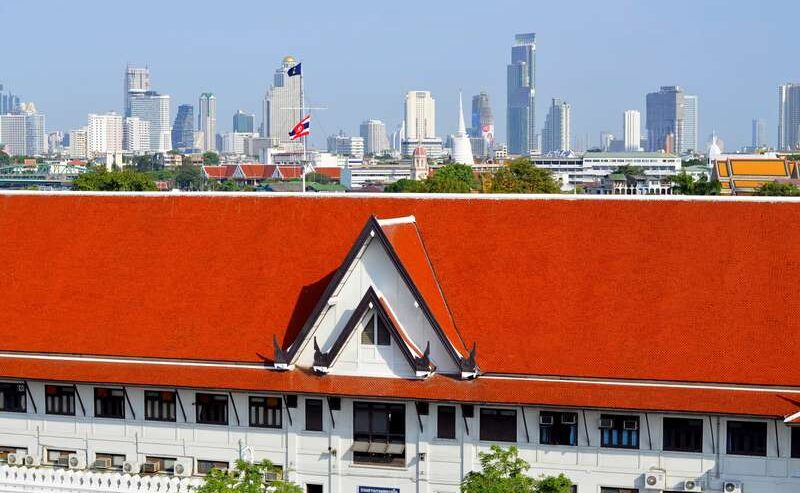 Daytime White & Brown Building, Bangkok