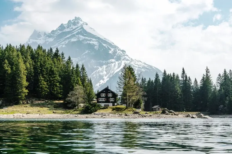 Natural landscape of Switzerland