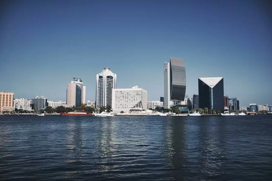 Dubai Creek Cityscape View