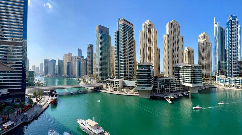 Dubai Marina Walk, UAE: Expat Health Insurance Analysis