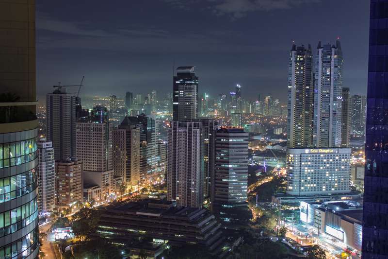 Dynamic Manila Cityscape