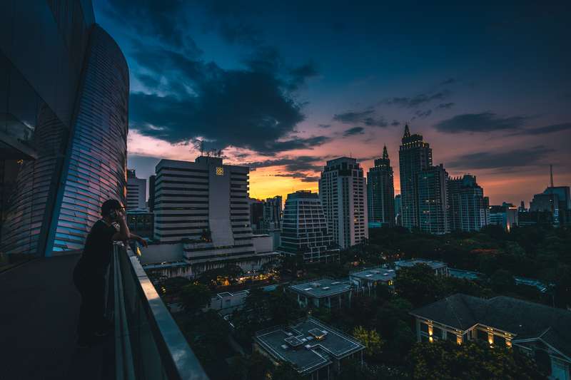 Enchanting Bangkok Sunsets - Ekkamai's Colorful Charm