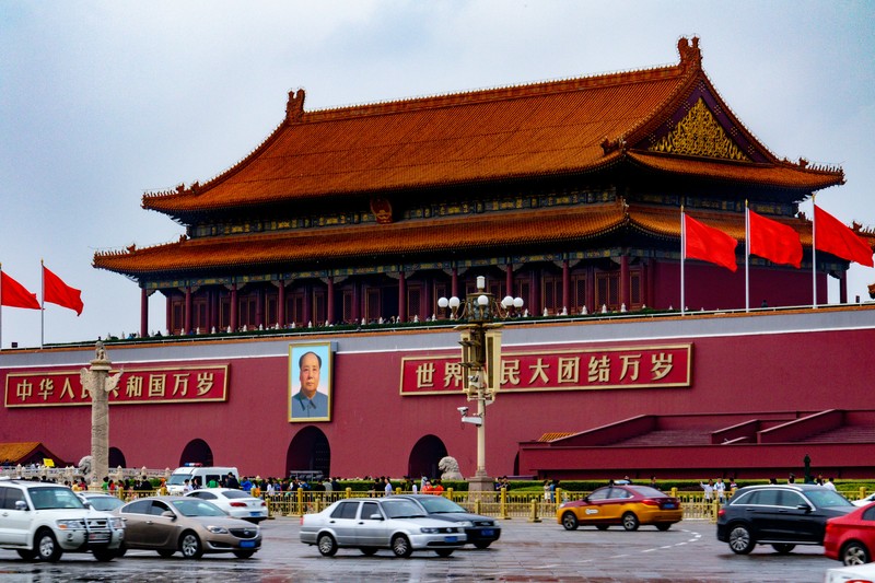 Forbidden City From Tiananmen Square, Beijing, China