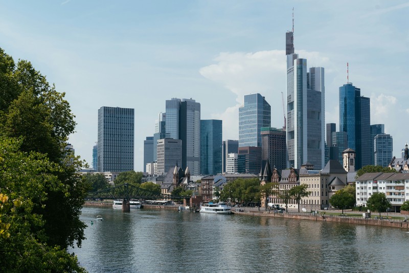 Frankfurt Cityscape In Daylight
