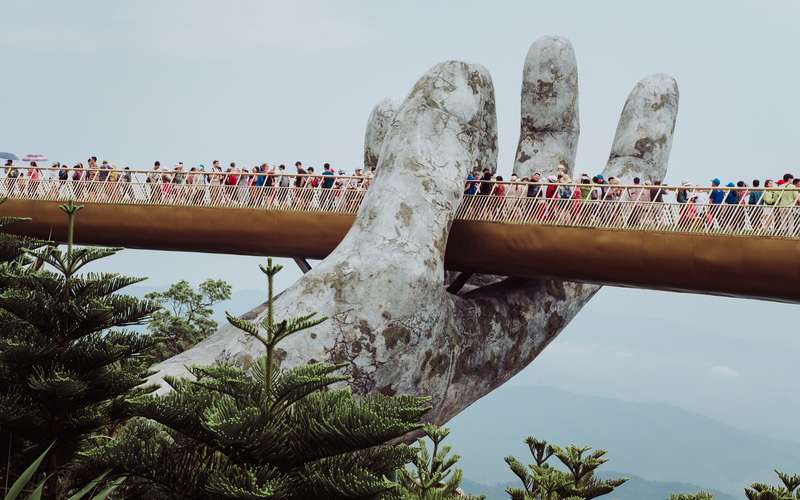 Golden Bridge, Da Nang, Vietnam: Iconic Marvel Amidst Nature