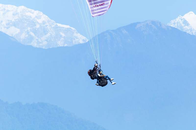 Himalayan Paragliding: Soaring Bliss In Dharan, Nepal
