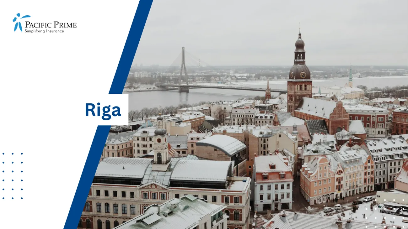Image of Historic Old Town Of Riga With Charming Cobblestone Streets with text overlay of "Riga"