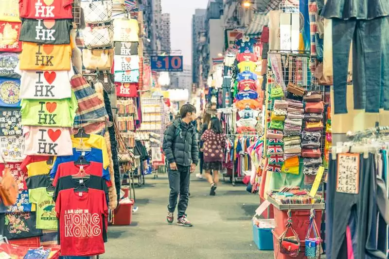 Hustling Temple Street, Hong Kong