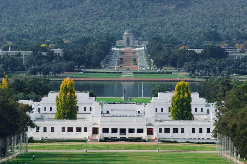 Iconic Australian Parliament In Canberra - Expat-Friendly Cityscape