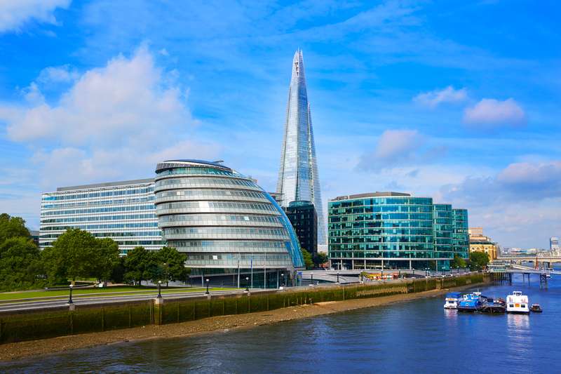 London Skyline Featuring City Hall And Shard