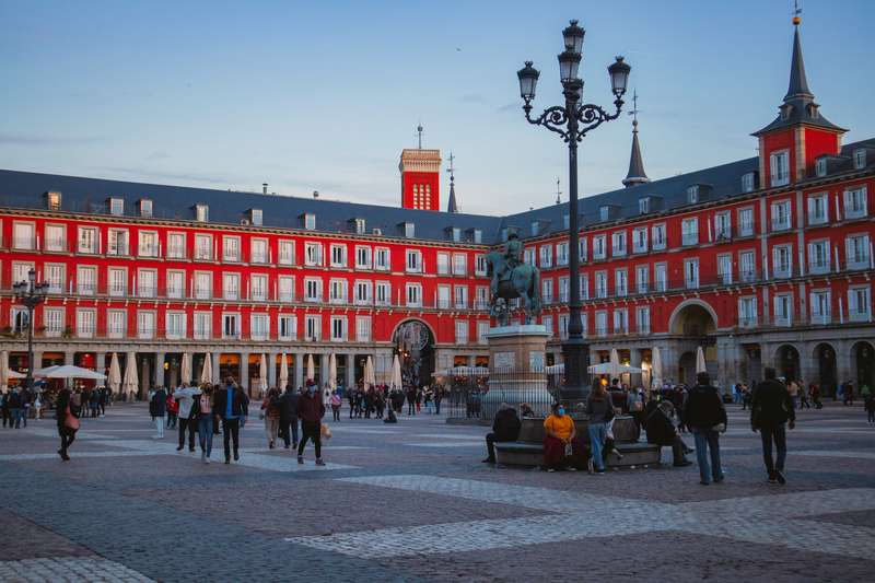 Madrid's Plaza Mayor: Jobs In Spain For Americans