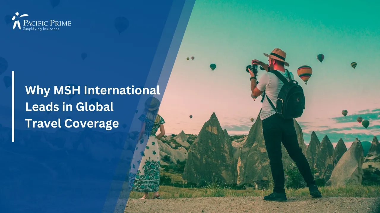 Image of Man Photographing Colorful Hot Air Balloons In Cappadocia During Sunrise with text overlay of "Why MSH International Leads in Global Travel Coverage"