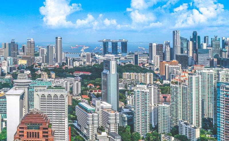 Marina Bay Sands, Singapore: Stunning Aerial Perspective
