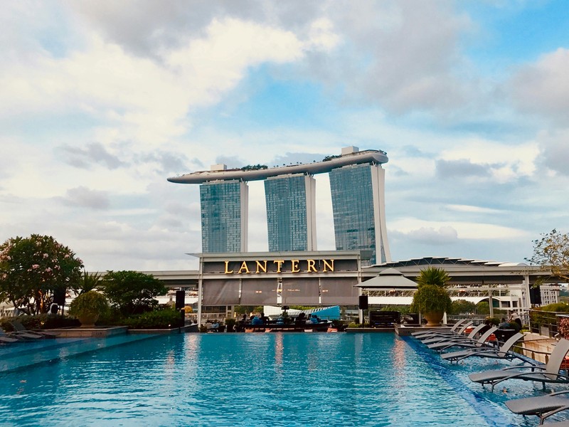 Marina Bay Sands View: Lantern Perspective, Singapore
