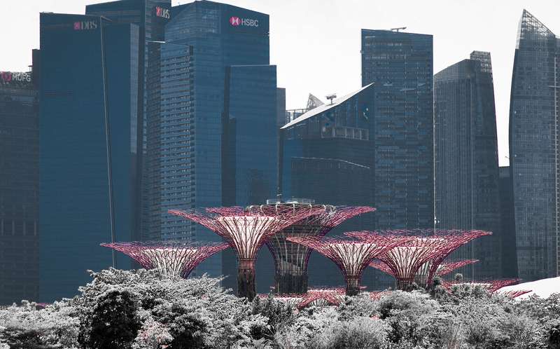 Marina Bay, Singapore: Iconic Landscape Amid Global Lockdown