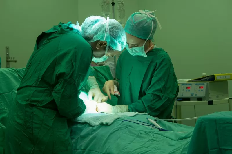 Medical Team Conducting Surgery On A Patient