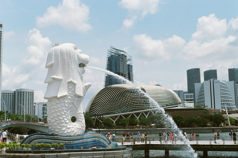 Merlion at Orchard Spring Lane, Singapore