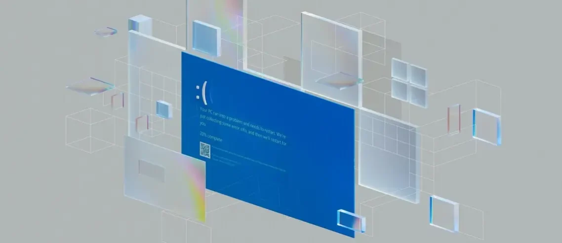 IT outage Windows Blue Screen