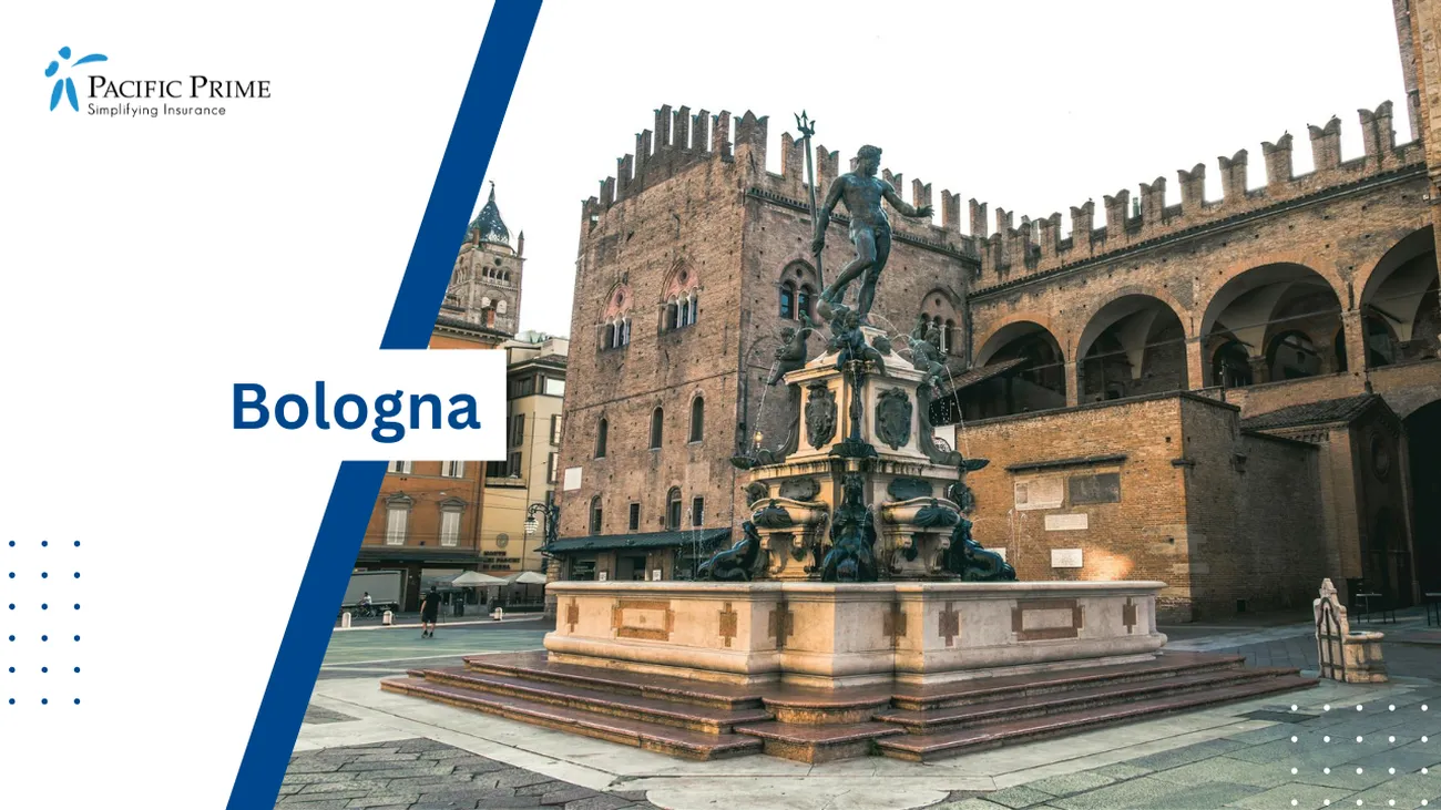 Image of Piazza Del Nettuno In Bologna, Italy: A Stunning Historic Urban Square with text overlay of "Bologna"