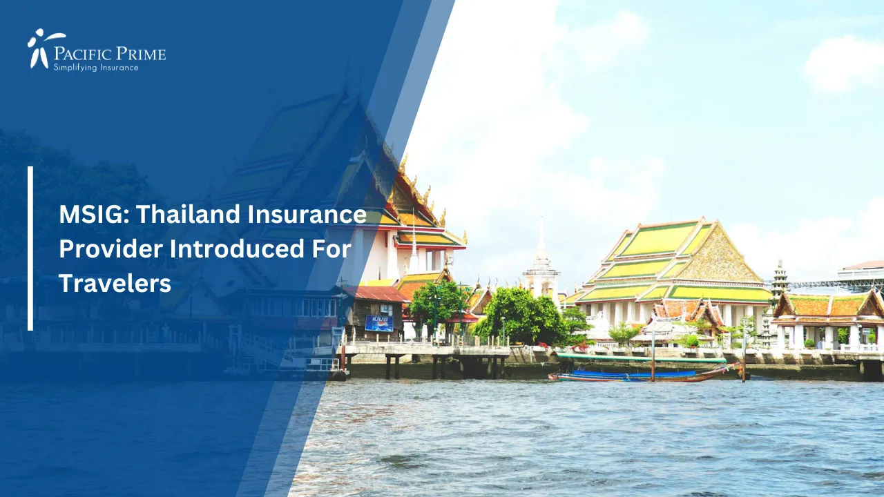 Image of Riverside Concrete Building In Talat Noi Bangkok Under Daylight with text overlay of "MSIG: Thailand Insurance Provider Introduced For Travelers"