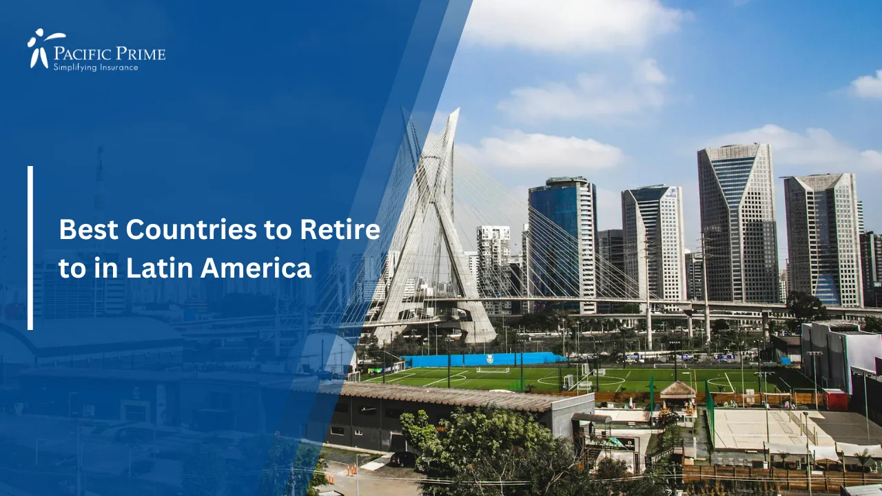 Image of São Paulo City Skyline Under Clear Sky During Daytime with text overlay of "Best Countries to Retire to in Latin America"