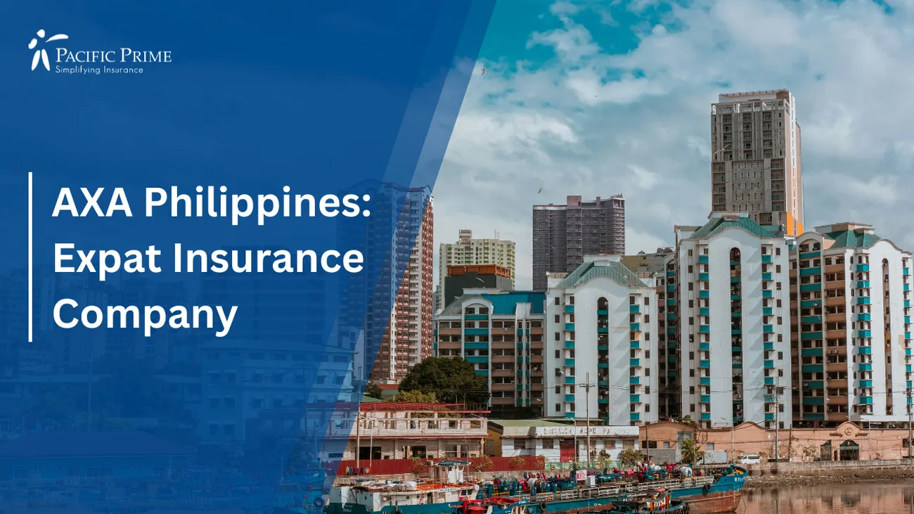 Image of Scenic Views From Fort Santiago, Manila, Philippines with text overlay of "AXA Philippines: Expat Insurance Company"