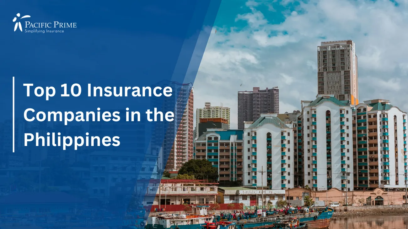 Image of Scenic Views From Fort Santiago, Philippines with text overlay of "Top 10 Insurance Companies in the Philippines"
